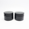 8oz 250ml frosted black face cream cosmetic container plastic pet jar plastic-40AN